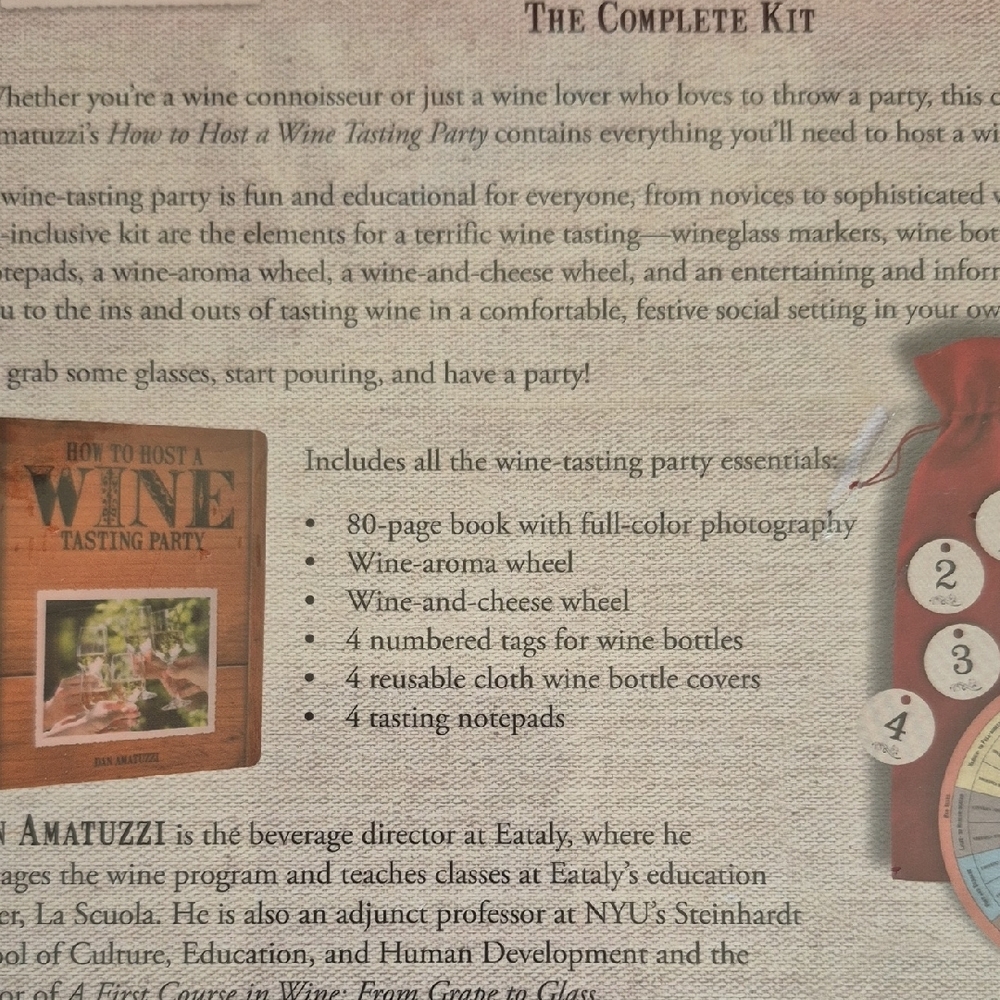 Wine Tasting Party Kit New In Packaging! - Picture 4 of 8